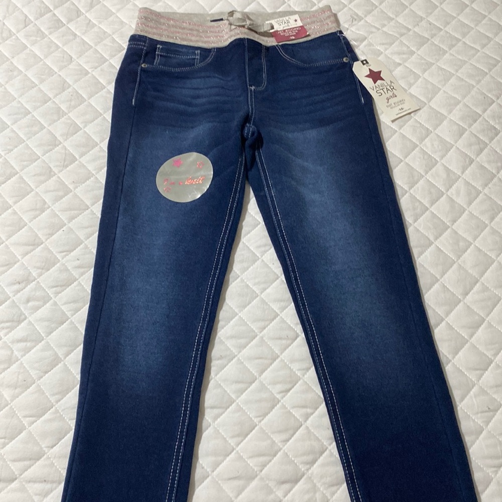 Knit girls jegging size 10 new!